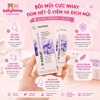 [Date 1/2028] Mỡ Bôi Mũi Phô mai FREZYDERM Nasal Ointment Hy Lạp Tuýp 15ml [ Hàng Air đủ Bill]