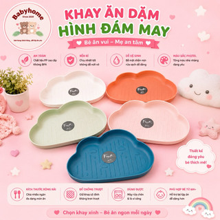 Khay Ăn Dặm Cho Bé Hình Đám Mây cho bé