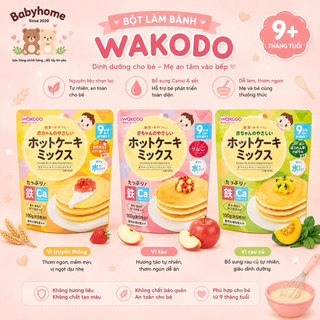 BỘT BÁNH PANCAKE WAKODO 100G- 9 MONTH+