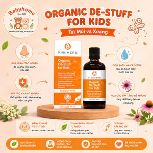 Siro Kiwiherb Organic De Stuff For Fid 50ML Cho Bé Từ Sơ Sinh