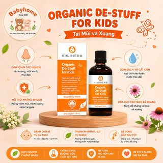 Siro Kiwiherb Organic De Stuff For Fid 50ML Cho Bé Từ Sơ Sinh