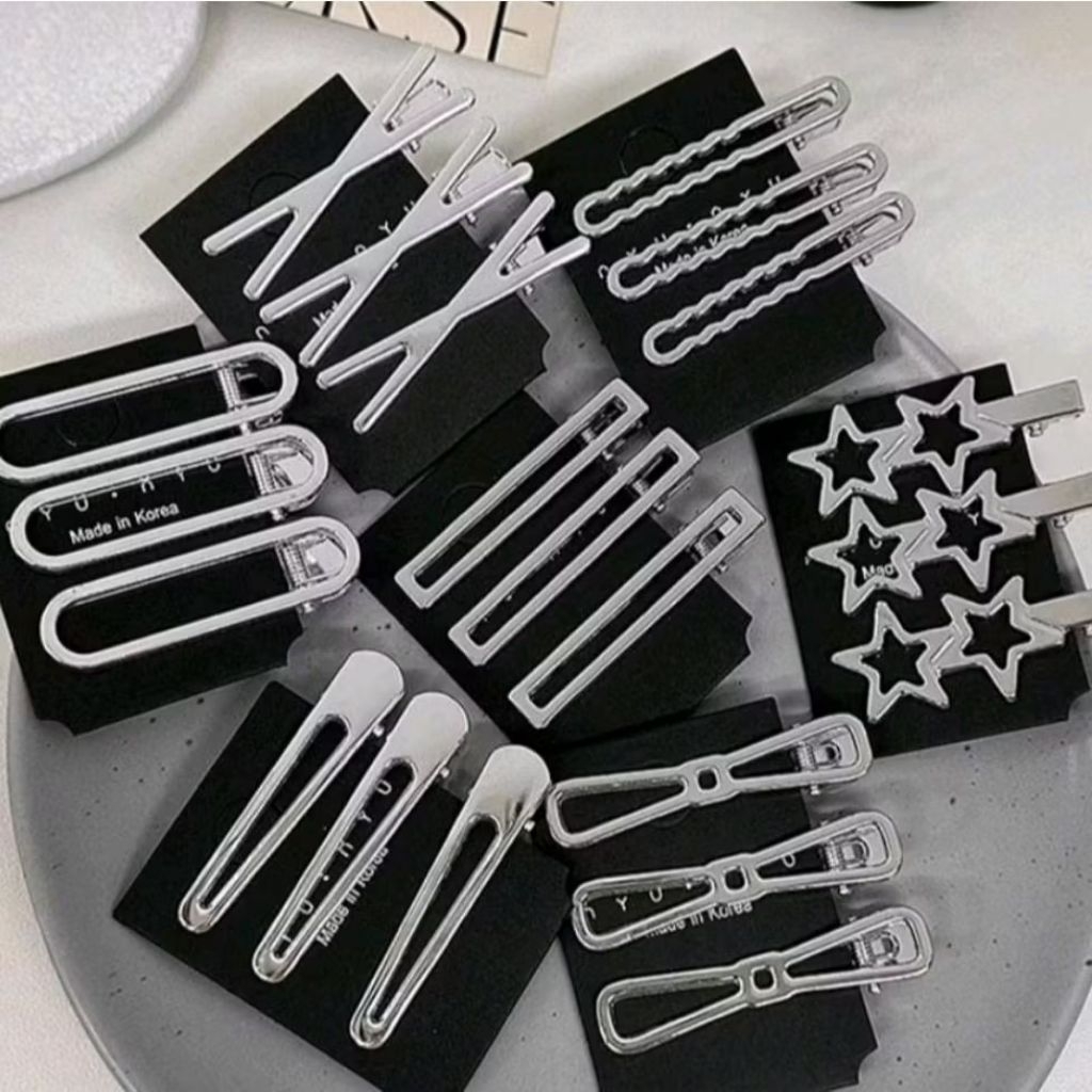 Set 10 kẹp kim loại sang chảnh + quà ngẫu nhiên