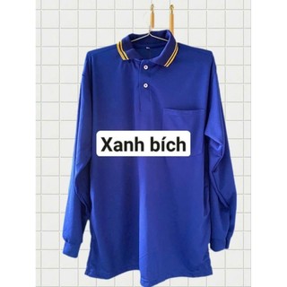 ÁO THUN LAO ĐỘNG TAY DÀI (combo 3 áo xanh bích ,xám,xanhđen_ hàng tại xưởng)