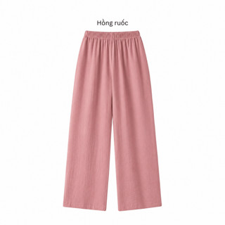 Quần suông  nữ lưng thun chính hãng, mềm mát nhẹ tênh, giặt nhiều vẫn giữ form đẹp