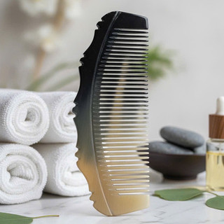 Lược sừng Cao cấp xuất Nhật Hàn Trung - Hàng Kỹ Đẹp tinh xảo - giúp Suôn mượt giảm chẻ ngọn rụng tóc