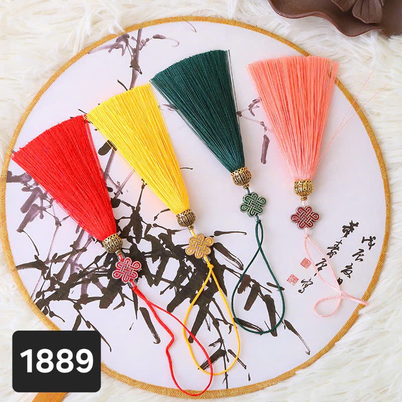 (combo 5 cái)Tua rua cổ trang thắt nút nhiều màu, Phụ kiện trang trí cổ trang, Phụ kiện cưới Khánh Huyền