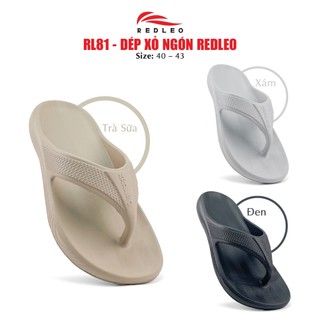Dép Xỏ Ngón Nam REDLEO RL81- EVA Đúc Nguyên Khối, Siêu Nhẹ, Chống Trượt, Đi Mưa Đi Biển Basic