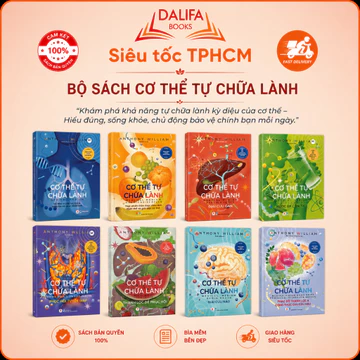 Sách Cơ thể tự chữa lành Trọn bộ 8 cuốn sách dinh dưỡng sức khỏe( Lẻ tuỳ chọn)