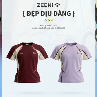 ZEENi Áo thun ngắn tay dáng rộng dành cho nữ Khô nhanh, thấm hút mồ hôi Hồng hương M-XXL