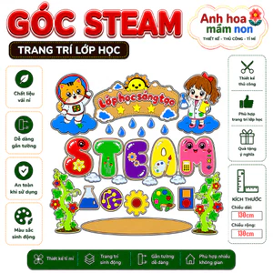 Góc steam 2026 - Tranh góc Steam , Steam mầm non , Tranh góc , góc stream mầm non, tranh dán tường, trang trí lớp học
