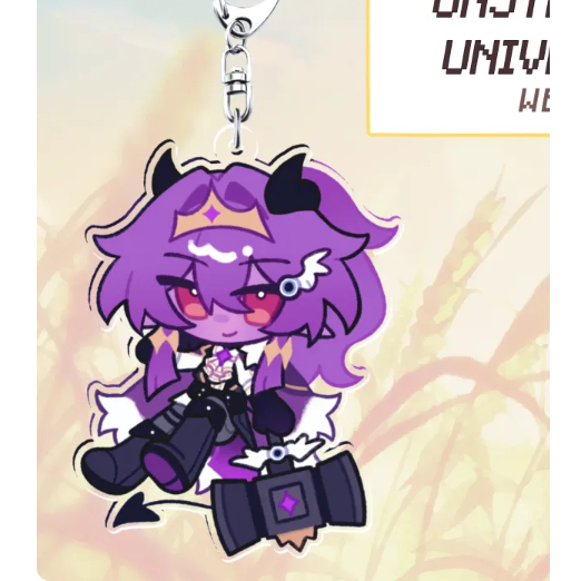 Wemmbu Acrylic Keychain