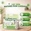Cát Mèo Nature Paw Cassava 2.5KG - Cát Sắn Thực Vật Khử Mùi Enzym, Siêu Mềm, Ít Bụi, Vón Cục Nhanh
