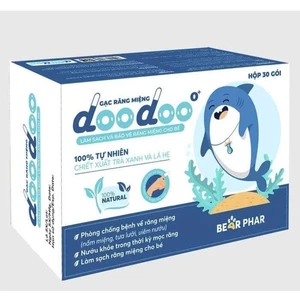 Combo Mẹ & Bé: Gạc Rơ Lưỡi Doo Doo Vệ Sinh Răng Miệng Cho Bé & Sắt Liposome Lipofermax Ý Bổ Máu