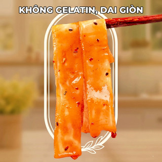 Khoai Nưa Miến Dẹt Dai, Giòn Ăn Liền Gói 28Gr Vị Cay, Vị Mè