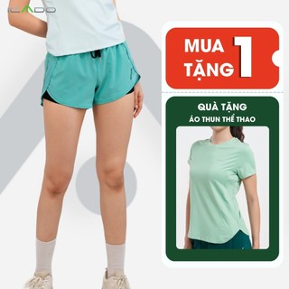 Quần Đùi Thể Thao 2 Lớp Nữ ICADO HT106 Chạy Bộ Tennis Pickleball Thoáng Khí Co Giãn thế giới đồ tập thegioidotap
