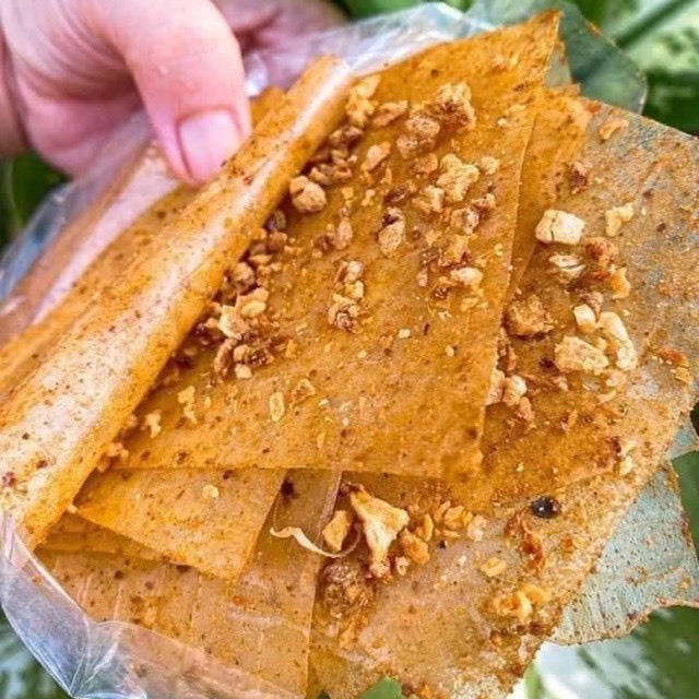 Bánh tráng xì ke muối tỏi siêu cay, Bánh tráng tỏi rong biển, bánh tráng phô mai tôm hành  - 300g