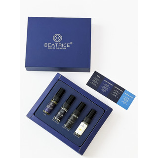 Set nước hoa nam Beatrice 4 mùi 3ml: 1 Million Lucky, Sauvega Men, Blue For Men và Boss