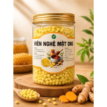 TINH NGHỆ MẬT ONG - TINH BỘT NGHỆ NGUYÊN CHẤT 100% Organic hộp 500G