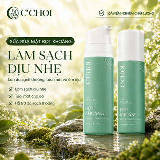 Sữa Rửa Mặt Bọt Khoáng C'Choi - Dưỡng Ẩm -  Làm sạch sâu - Dịu nhẹ - 150ml