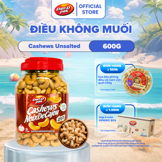 Hạt Điều Không Muối Việt Nam Dan D Pak I Cashews Unsalted I 600g