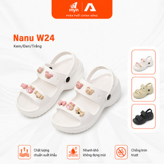 [Nanu W24] Dép Sandal Nữ, Xăng Đan Quai Hậu Đế Êm Dễ Phối Đi Học Đi Chơi Thời Trang