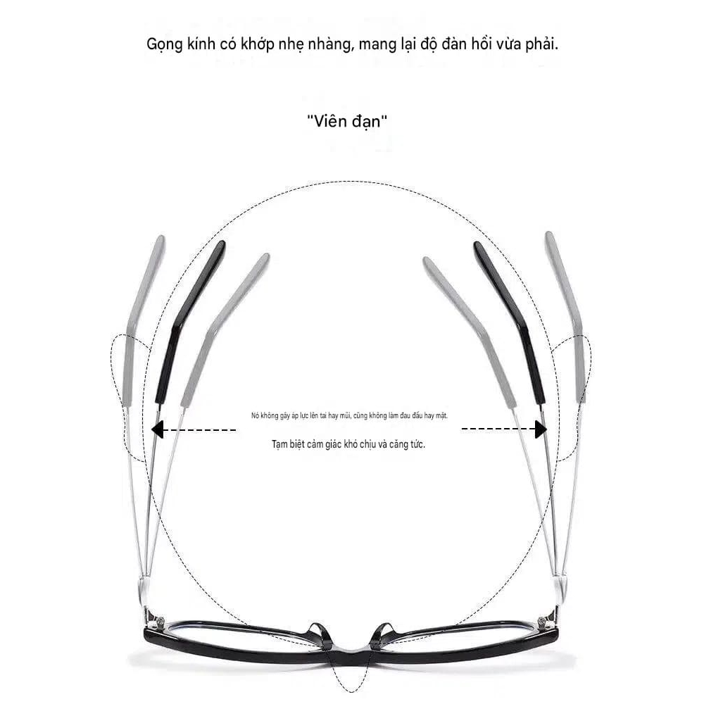 Kính Cận Form Oval Cho Nữ MOCO 707 Chống Ánh Sáng Xanh Gọng Kính Cận Thời Trang Phù Hợp Mọi Dáng Mặt