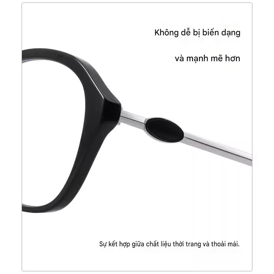 Kính Cận Form Oval Cho Nữ MOCO 707 Chống Ánh Sáng Xanh Gọng Kính Cận Thời Trang Phù Hợp Mọi Dáng Mặt