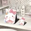 Gương Cầm Tay Gương Trang Điểm Gương Để Bàn Bọc Da Cao Cấp Hello Kitty Hoạt Hình Dễ Thương MUN STORE GUONGSAN19