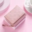 Ví Nữ Gấp Mini Thêu Trái Tim Dễ Thương, Nhiều Ngăn Tiện Lợi MUN STORE VTTIM83