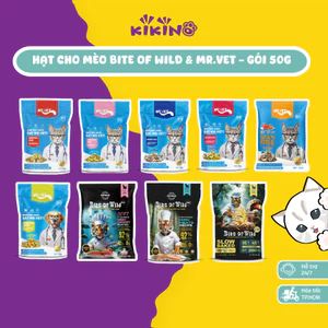 Hạt Cho Mèo Bite of Wild - Mr.Vet - Gói 50g - Đủ Loại Cho Mèo Con & Mèo Trưởng Thành