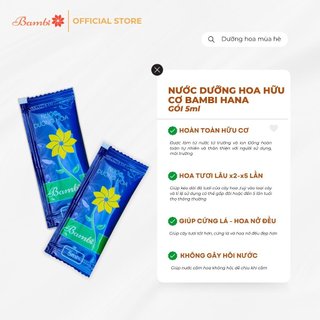 50 Gói dưỡng hoa tươi lâu Bambi cho hoa cắt cành, giúp hoa nở bông to - Hàng chính hãng