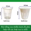 Rọ thủy canh nhiều cỡ 5.5cm 6.5cm 15cm và phụ kiện trồng rau thủy canh tiện lợi