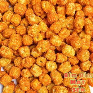 Bim bim hạt sen sấy giòn tẩm vị, chiên giòn cay ngọt (500g)