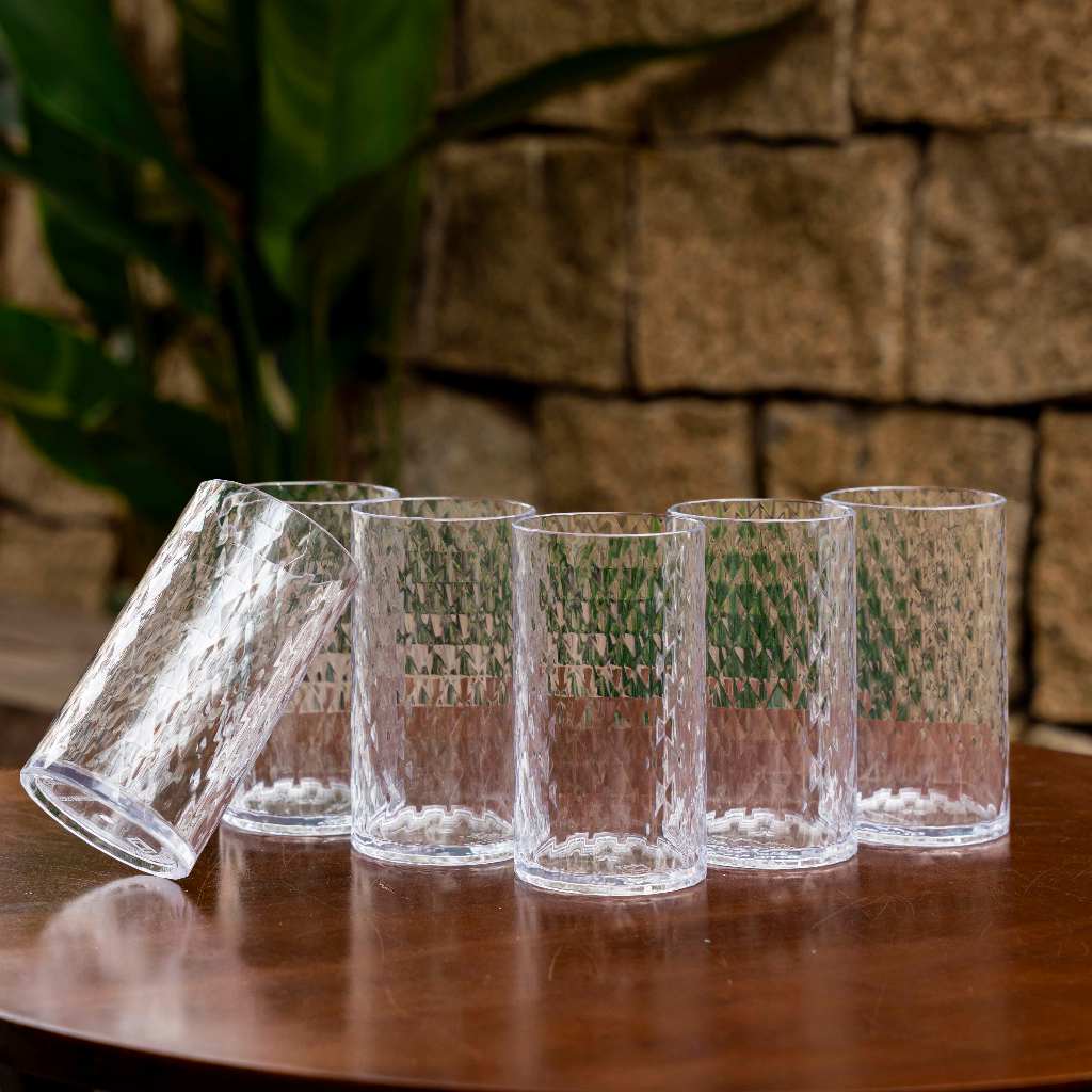 Bộ 6 Cốc Nhựa Tritan Cao Cấp NC Plastic 400ml BPA Free - Đạt Kiểm Định SGS, QCVN 12-1:2011/BYT, Chịu Nhiệt 100°C