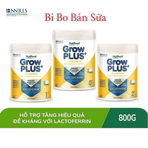 Sữa Bột Nutifood GrowPLUS+ Colostrum Lactoferrin Lon 800g