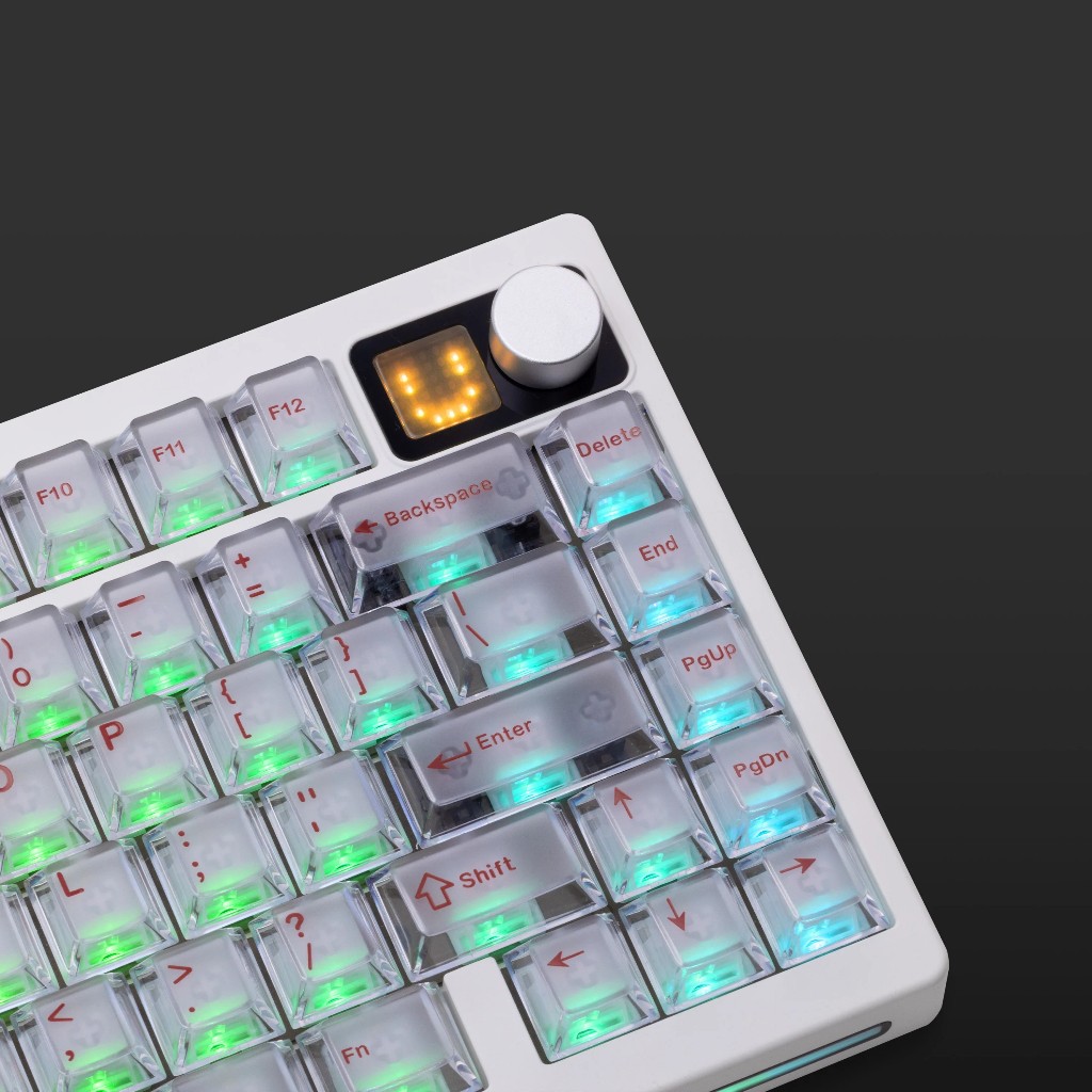 [CHÍNH HÃNG] Bàn phím cơ PMO P75 - Layout 75%, Có Núm Xoay, Màn hình Dot-Matrix - UNI OFFICAL STORE | BigBuy360 - bigbuy360.vn