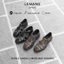 Dép rọ Da bò Lemans Buckle Sandal BK5.01 - Đen - đế Mckay cao 2.2cm bảo hành chính hãng 24 tháng