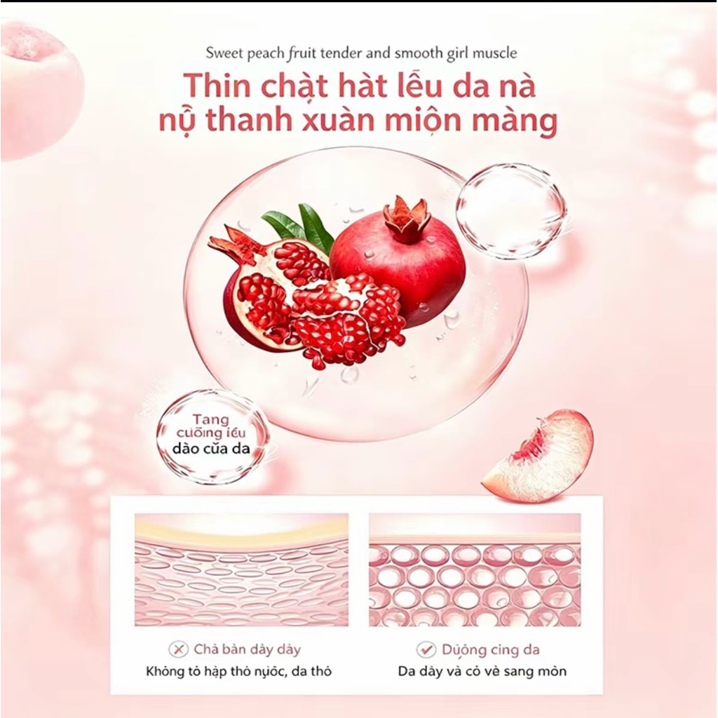Tẩy Tế Bào Chết Mặt Hạt Lựu