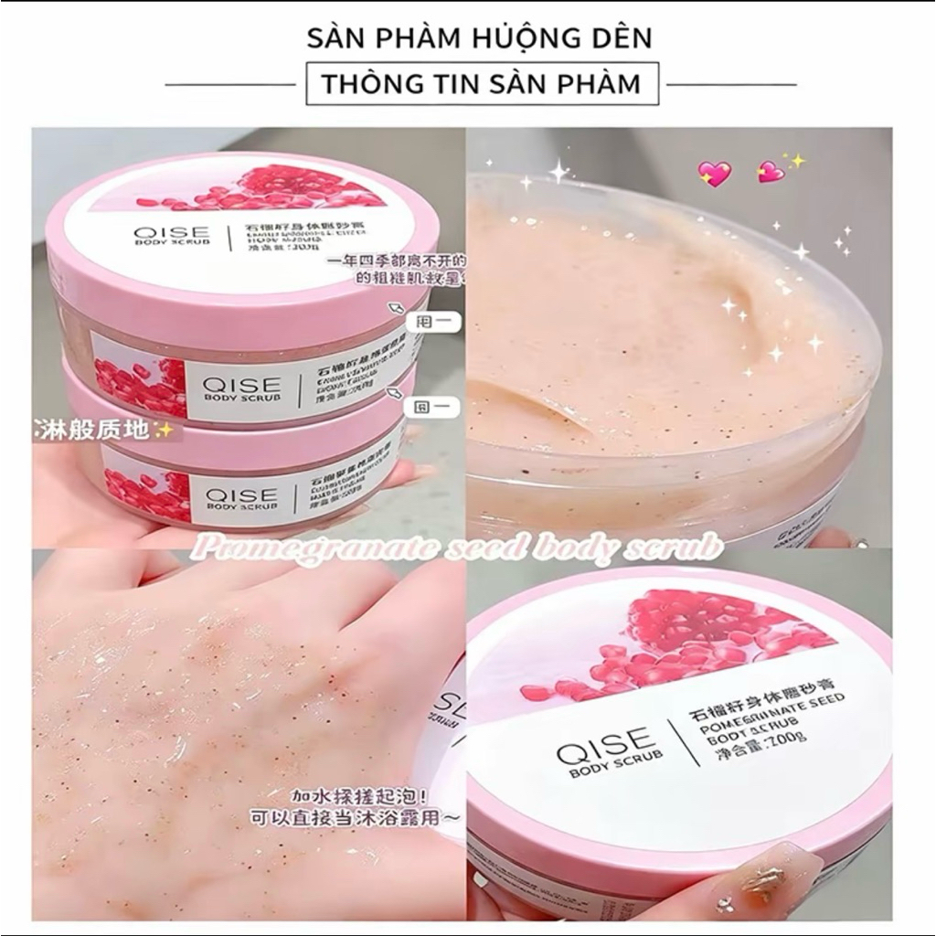 Tẩy Tế Bào Chết Mặt Hạt Lựu
