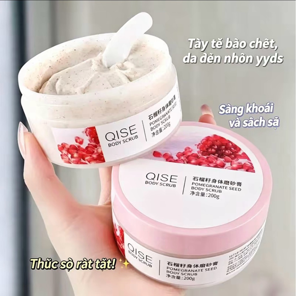 Tẩy Tế Bào Chết Mặt Hạt Lựu