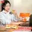 Thùng 72 cái bánh trứng tươi sợi gà Karo Richy (12 bịch/thùng), HSD 45 ngày