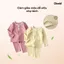 Bộ Mặc Nhà Thu Đông Cổ Trụ Phối Màu Obebi Cho Bé Trai Bé Gái Từ 6 - 22kg BMN267