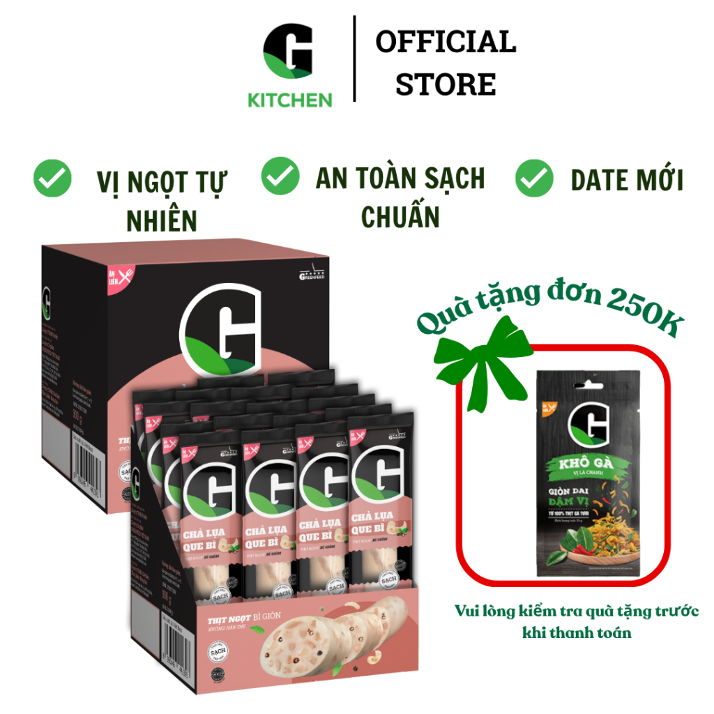 Chả lụa que bì G Kitchen 50g [Giao HCM]