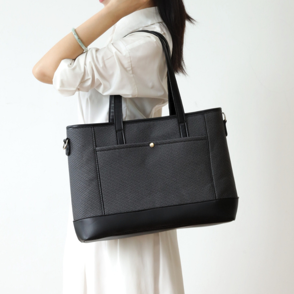 Túi xách công sở nữ LIMI (4 màu) tote da đựng laptop 15.6inch đi làm học to giáo viên (LINDA) | BigBuy360 - bigbuy360.vn