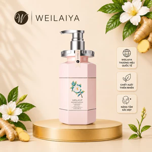 Sữa Tắm Hoa Trà Weilaiya Camellia 450ml | Niacinamide Dưỡng Ẩm, Hương Nước Hoa Sang Trọng