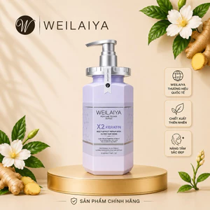 WEILAIYA X2 Keratin Hair Mask 500ml Kem Ủ Tóc Phục Hồi Hư Tổn Mềm Mượt Bóng Khỏe Chính Hãng