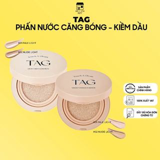 Phấn Nước Mỏng Nhẹ TAG Velvet Cover Cushion & TAG Dewy Skin Cushion (15g)