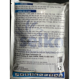 NPK 10-50-10+TE HAIFA ISRAEL – KÍCH RỄ, KÍCH MẦM HOA, RA HOA ĐỒNG LOẠT 500gr