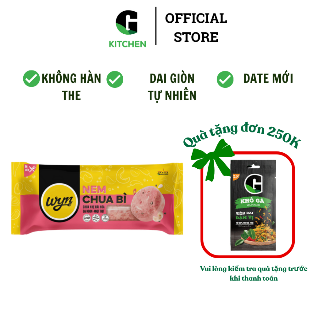 Nem chua bì Wyn G Kitchen 180g [Giao HCM]