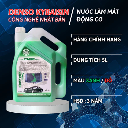 Nước làm mát ô tô, Nước mát ô tô màu xanh đỏ DENSO KYBAISIN